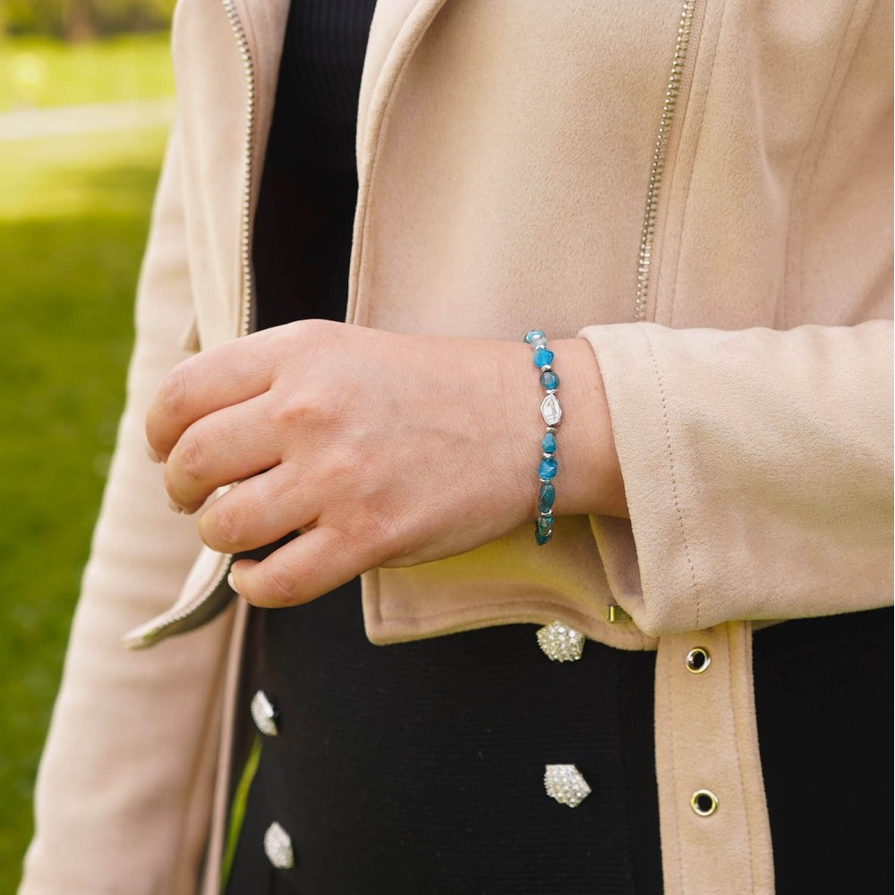 Men's and Women's Blue Apatite,...