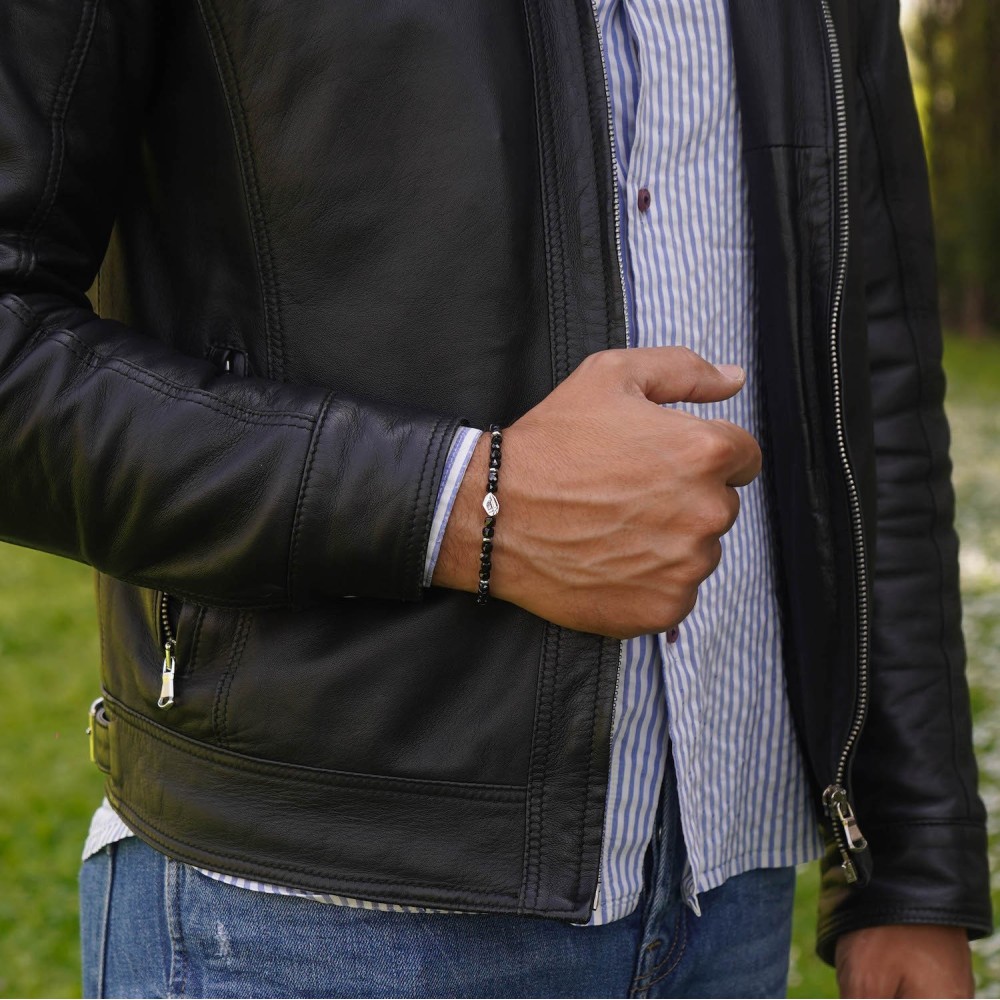 bracciale spinello nero