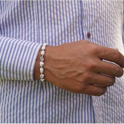 Bracelet with White Aulite,... 2