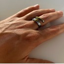 anello uomo katana acciaio fascia