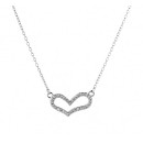 Collana Cuore Zirconi Argento 925
