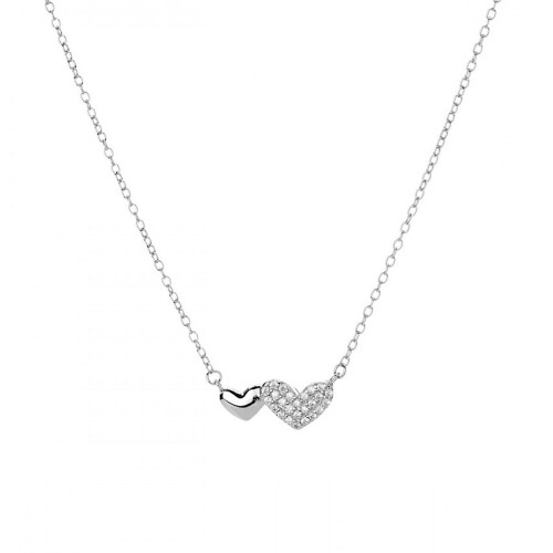 Women's Necklace Hearts in...