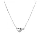 925 Silver Heart Pendant Necklace Gift Idea