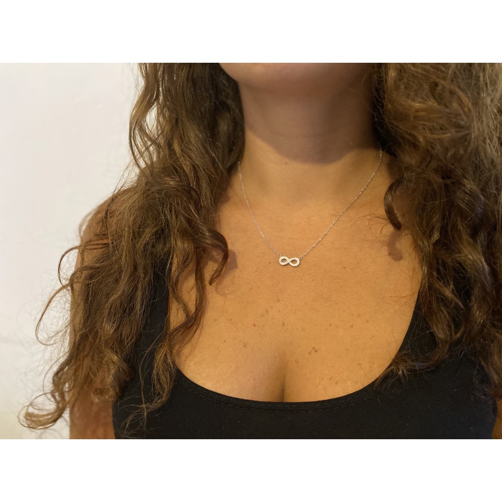 Collana con Ciondolo Infinito in...