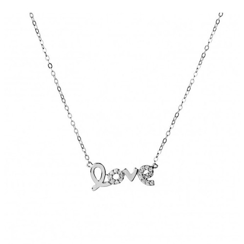 Collana Argento 925 Ciondolo Love