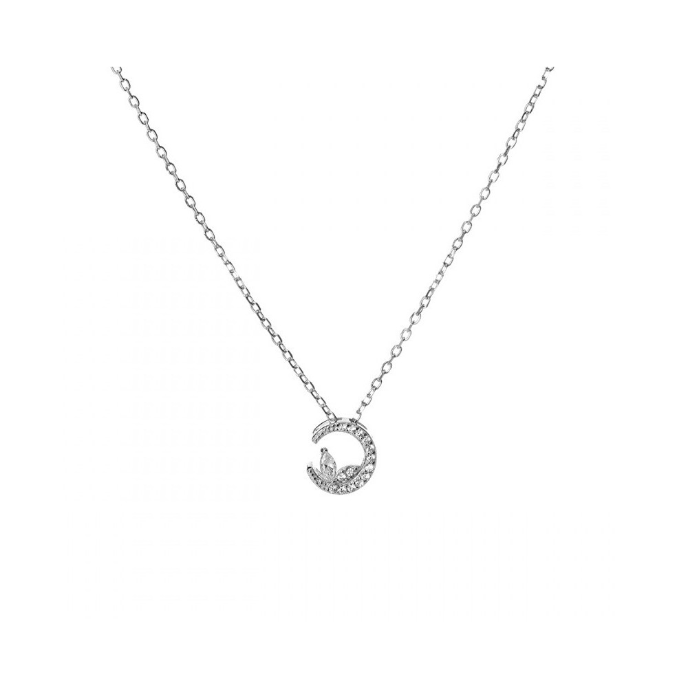 Women's Necklace Point Light Half...