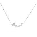 Women's Necklace Heart Hearts in 925 Silver Zircons