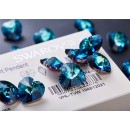 Women's Necklace Crystal Heart Blue Swarovski Elements