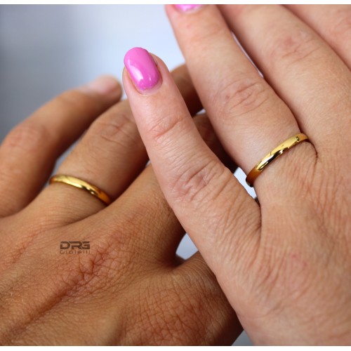 Pair Engagement Rings 2mm... 2