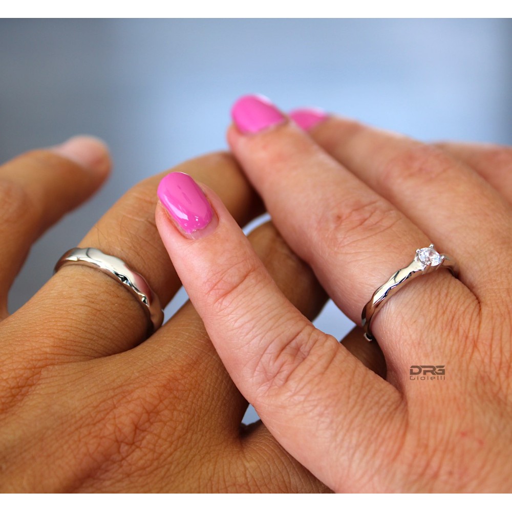 Couple of Adjustable Silver Rings for...