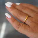 Pair of Engagement Rings 2 MM Men Women Steel With Engravings