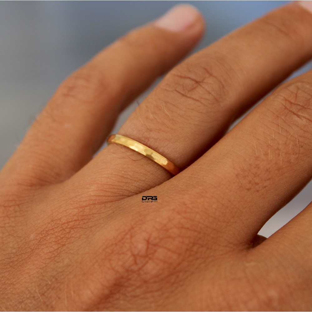 Pair of Engagement Rings 2 MM Men...