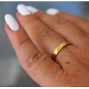 copy of Wedding Rings 4mm Steel Classic Hammered Black Band with Engraving Engagement Couple