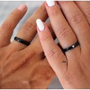 copy of Pair of Wedding Bands Stainless Steel Classic Simple 4mm Rose Gold