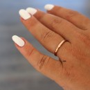 copy of Pair of Engagement Rings 2 MM Men Women Steel With Engravings