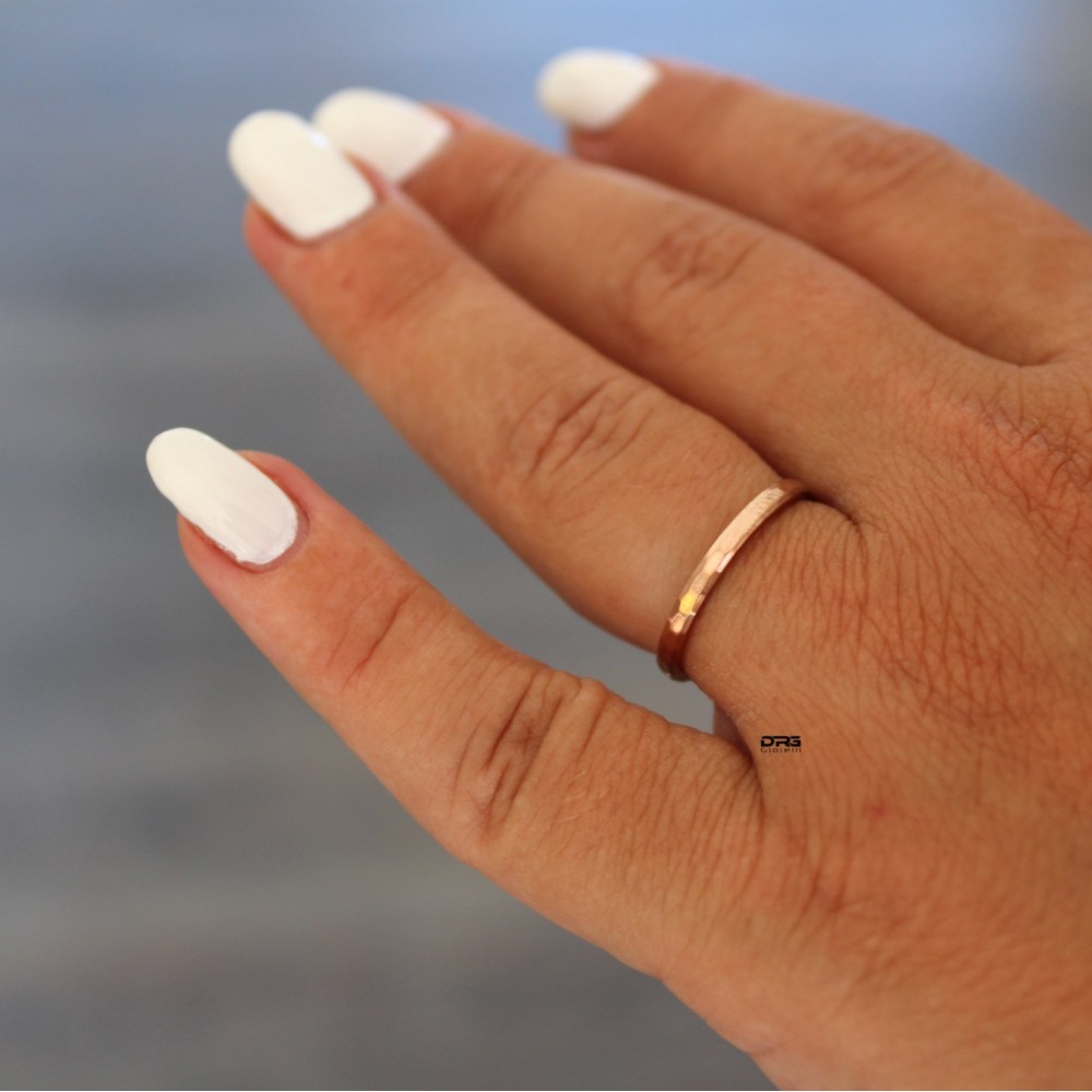 fede fedina donna uomo 2 mm oro rosa lavorata incisioni