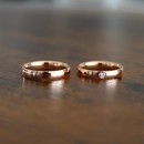 Fedi Fedine Oro Rosa Cuore Solitario Classiche Nuziali Fidanzamento Incisioni Nome Data