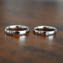 copy of Pair of Wedding Bands Stainless Steel Classic Simple 4mm Rose Gold