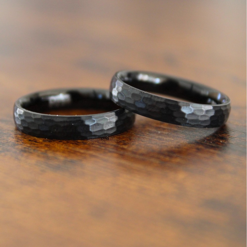 Wedding Rings 4mm Steel Classic...