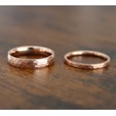 copy of Wedding Rings 4mm Steel Classic Hammered Black Band with Engraving Engagement Couple