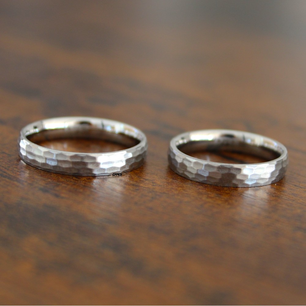 Pair of Wedding Bands Stainless Steel...