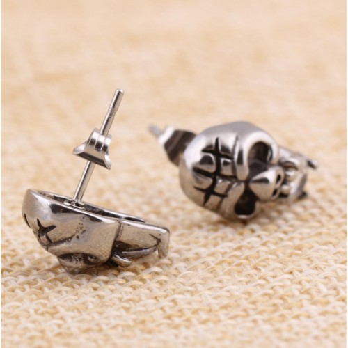 Unisex skull-shaped steel... 2