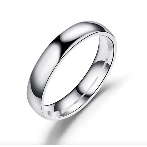 Simple Ring 4 mm Men Women...
