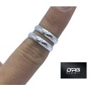 925% silver simple ring with zirconium for men and women