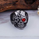 Steel skull ring for men and women
