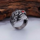 Steel skull ring for men and women