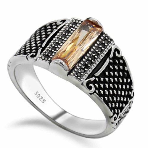 925% Silver Ring with...