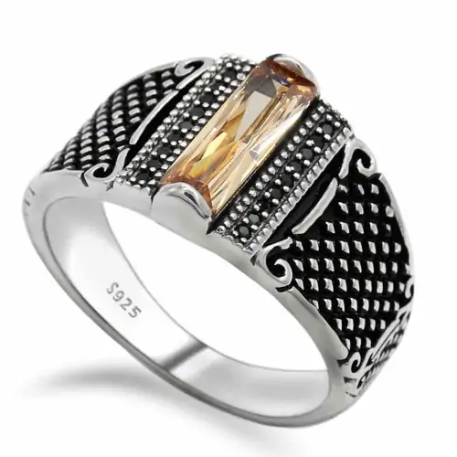925% Silver Ring with...