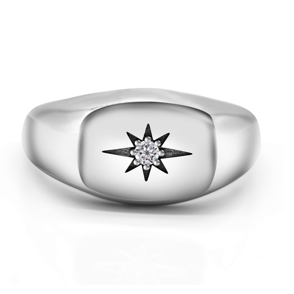 925% Silver Ring with Chevalier...