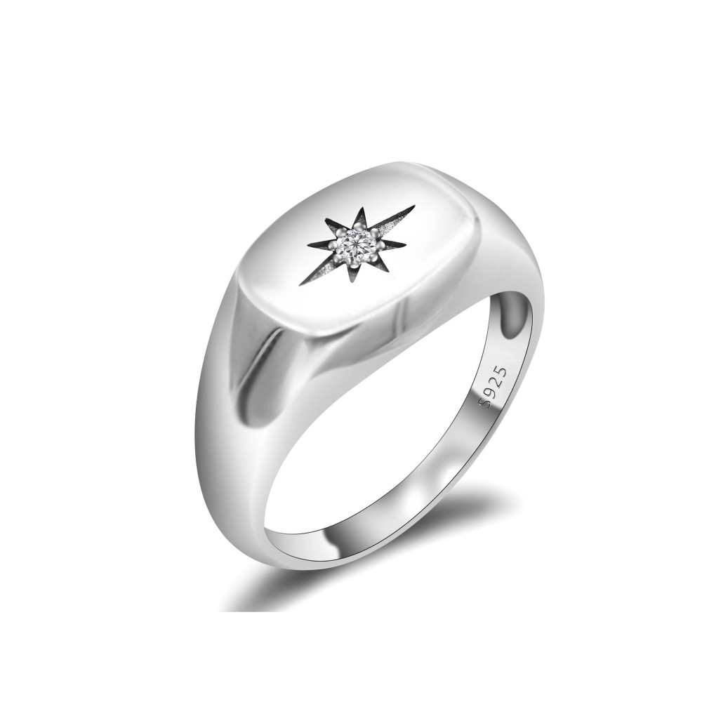 925% Silver Ring with Chevalier...