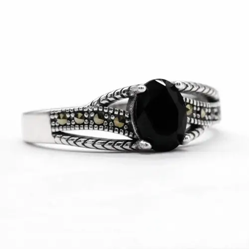 anello argento 925 donna con pietra 2