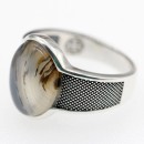 Anello Argento 925% Con Incisione Personalizzata Pietra Agata