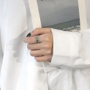 Adjustable Ring for Men and Women in 925% Silver Band