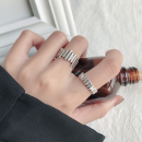 Adjustable Ring for Men and Women in 925% Silver Band