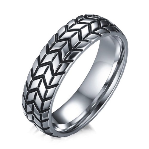Steel Ring Unisex Band 6 mm