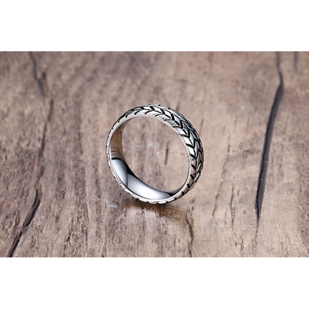 Anello Acciaio Uomo Donna Fascia 6 mm