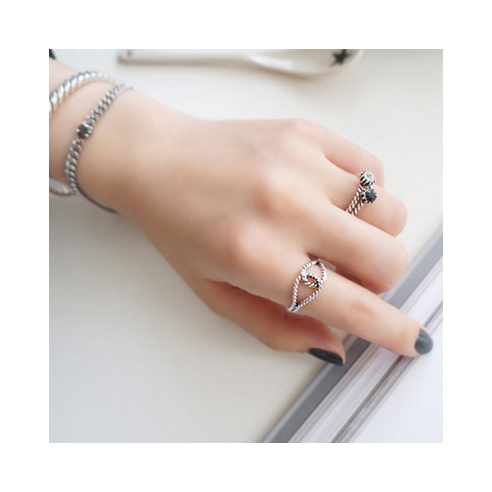 Adjustable Women's Ring in 925...