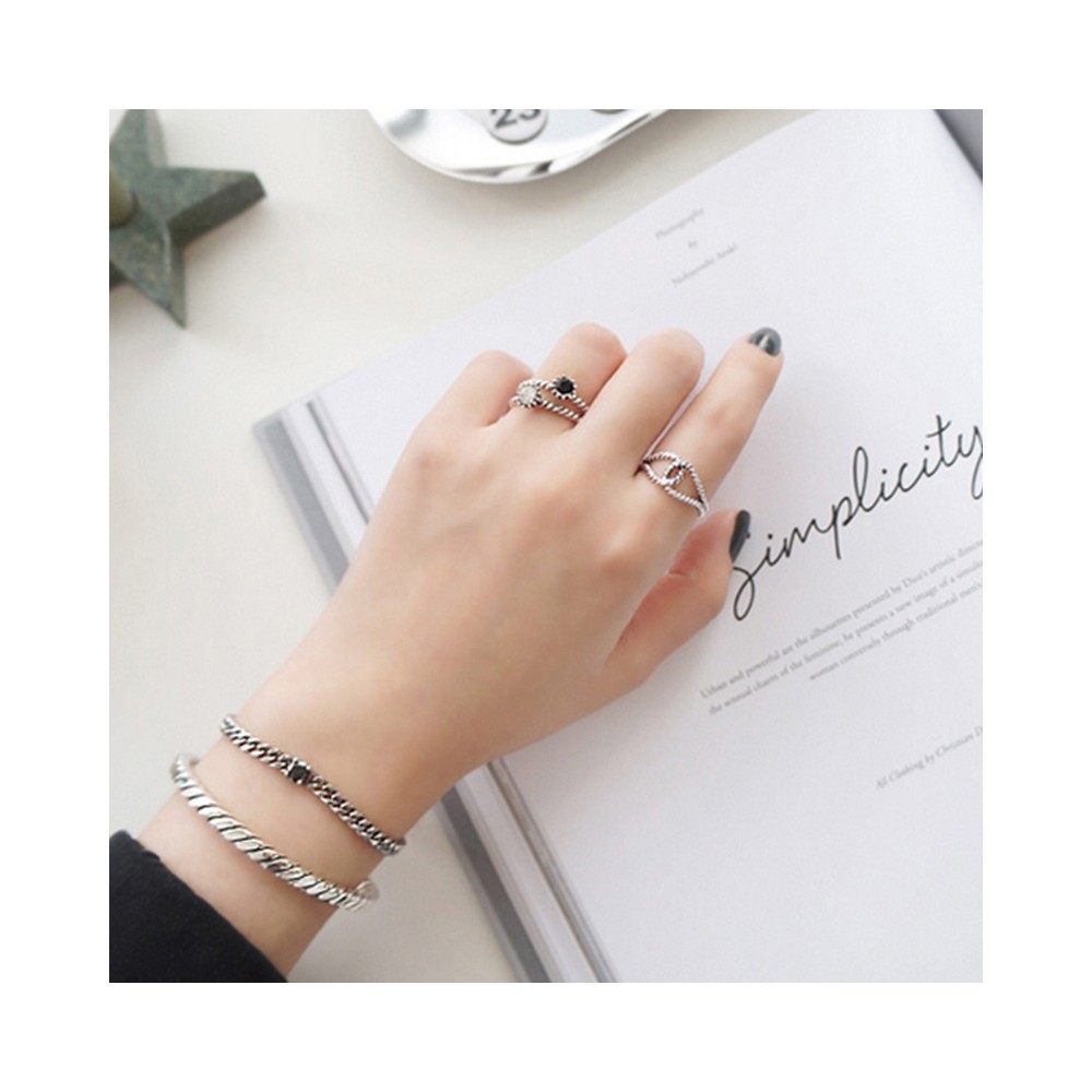 Adjustable Women's Ring in 925...