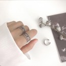 Anello Donna Regolabile in Argento 925 a Fascia