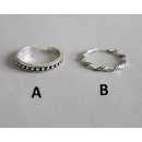 Women's Eternity Ring Adjustable in 925 Silver