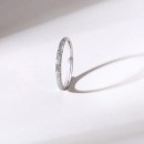 Sparkling Stainless Steel Toggle Ring