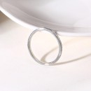 Anello Fermanello Brillantinato in Acciaio Inox