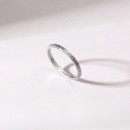Sparkling Stainless Steel Toggle Ring