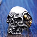 Stainless Steel Skull Ring Men Women Skull
