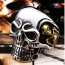 Anello Acciaio Inox Uomo Donna Teschio Skull