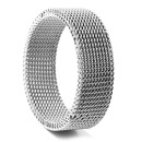 anello maglia milanese acciaio